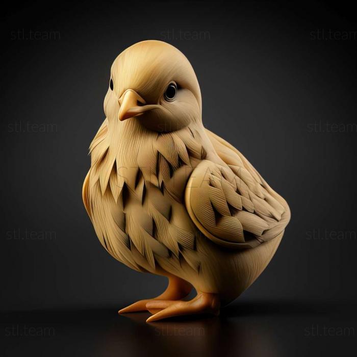 3D model chick (STL)